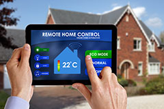 Adhesives systems for home automation devices